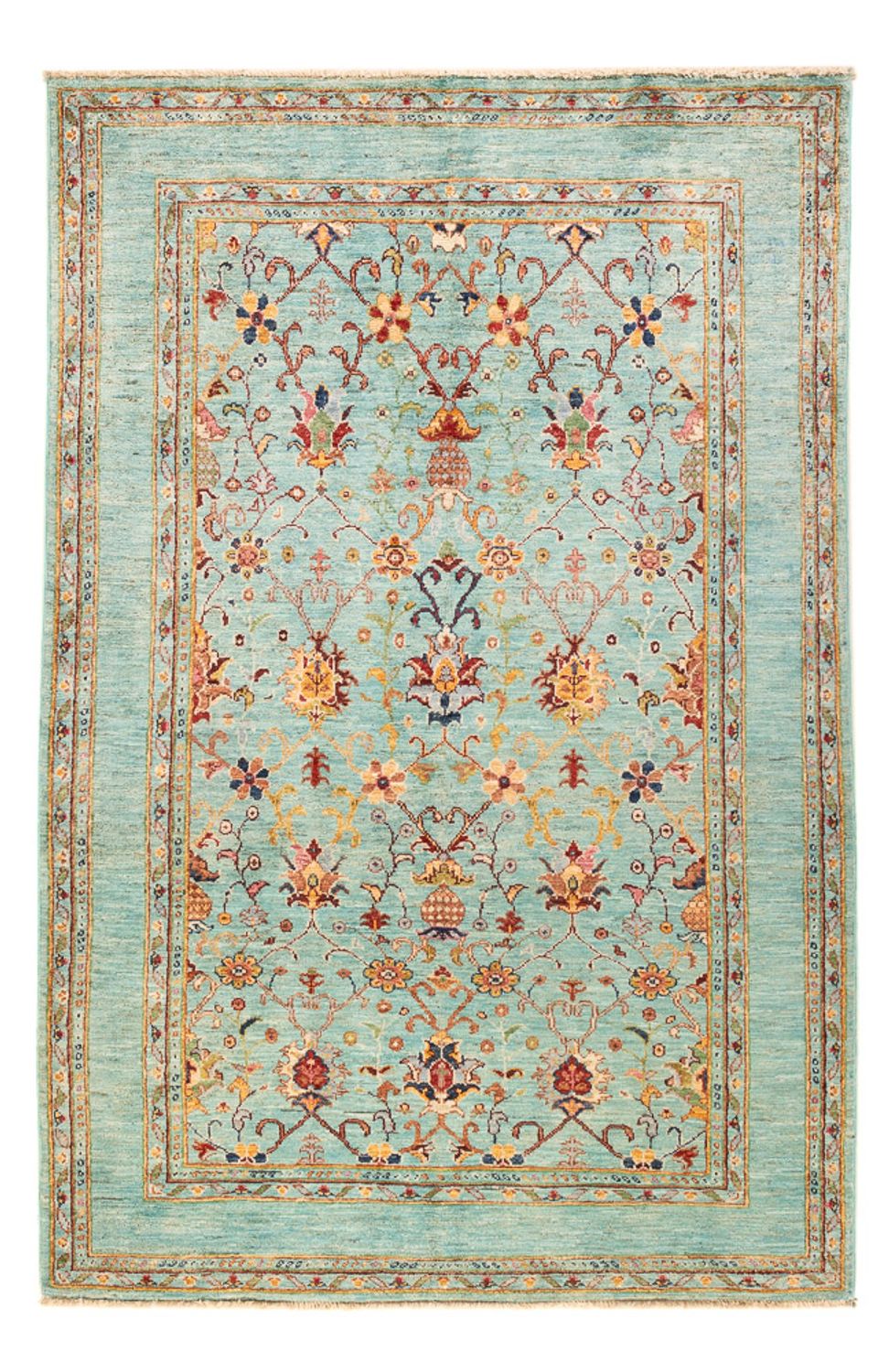 Alfombra Ziegler - Ariana - 182 x 119 cm - turquesa