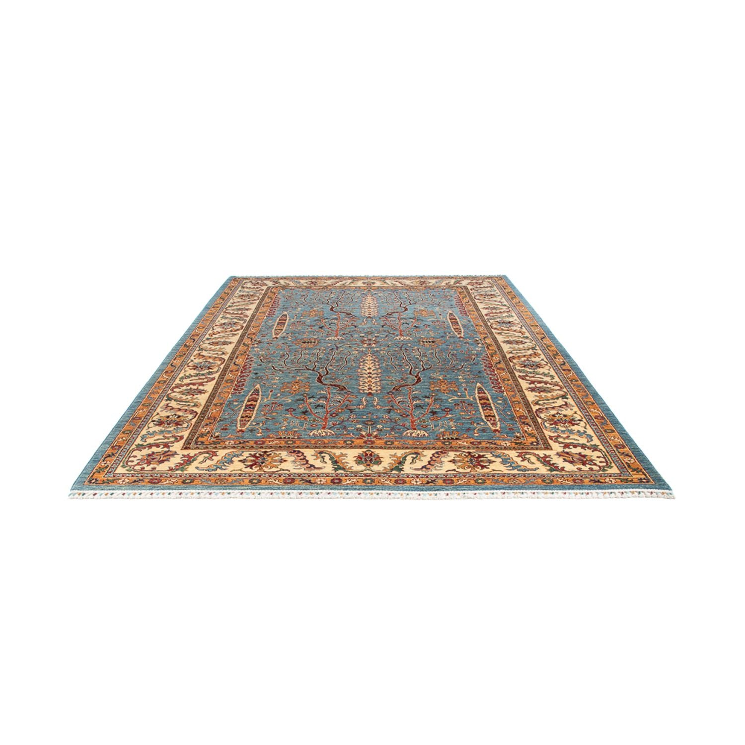 Alfombra Ziegler - Ariana - 297 x 206 cm - azul petróleo