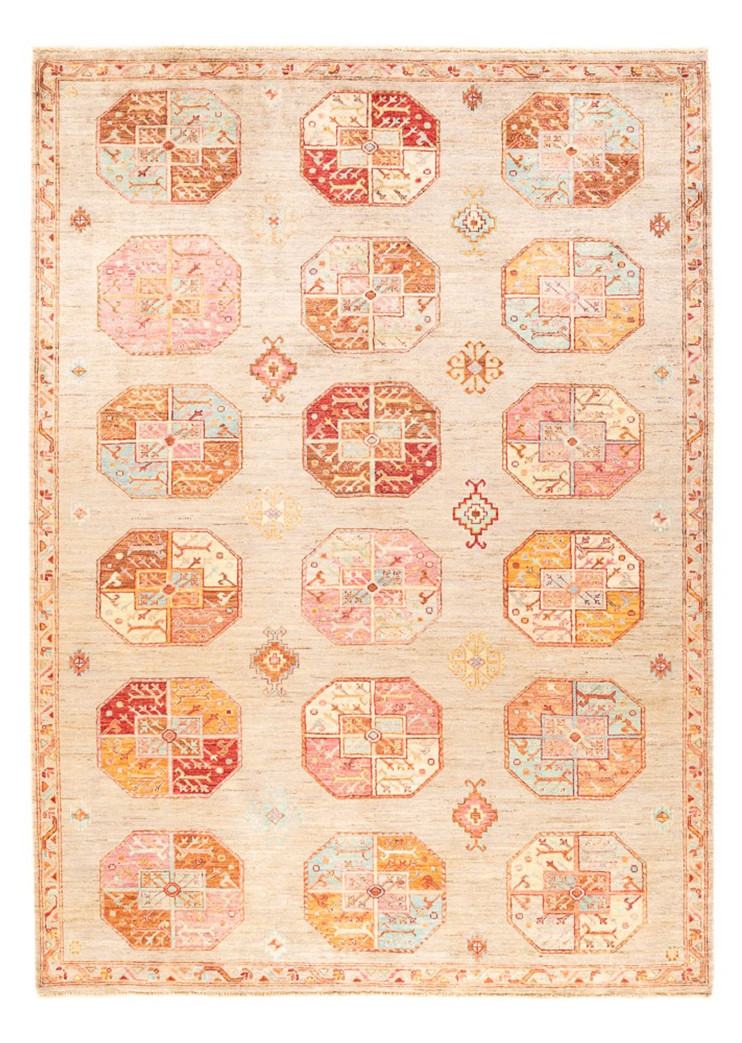 Alfombra Ziegler - Ariana - 237 x 177 cm - marrón claro