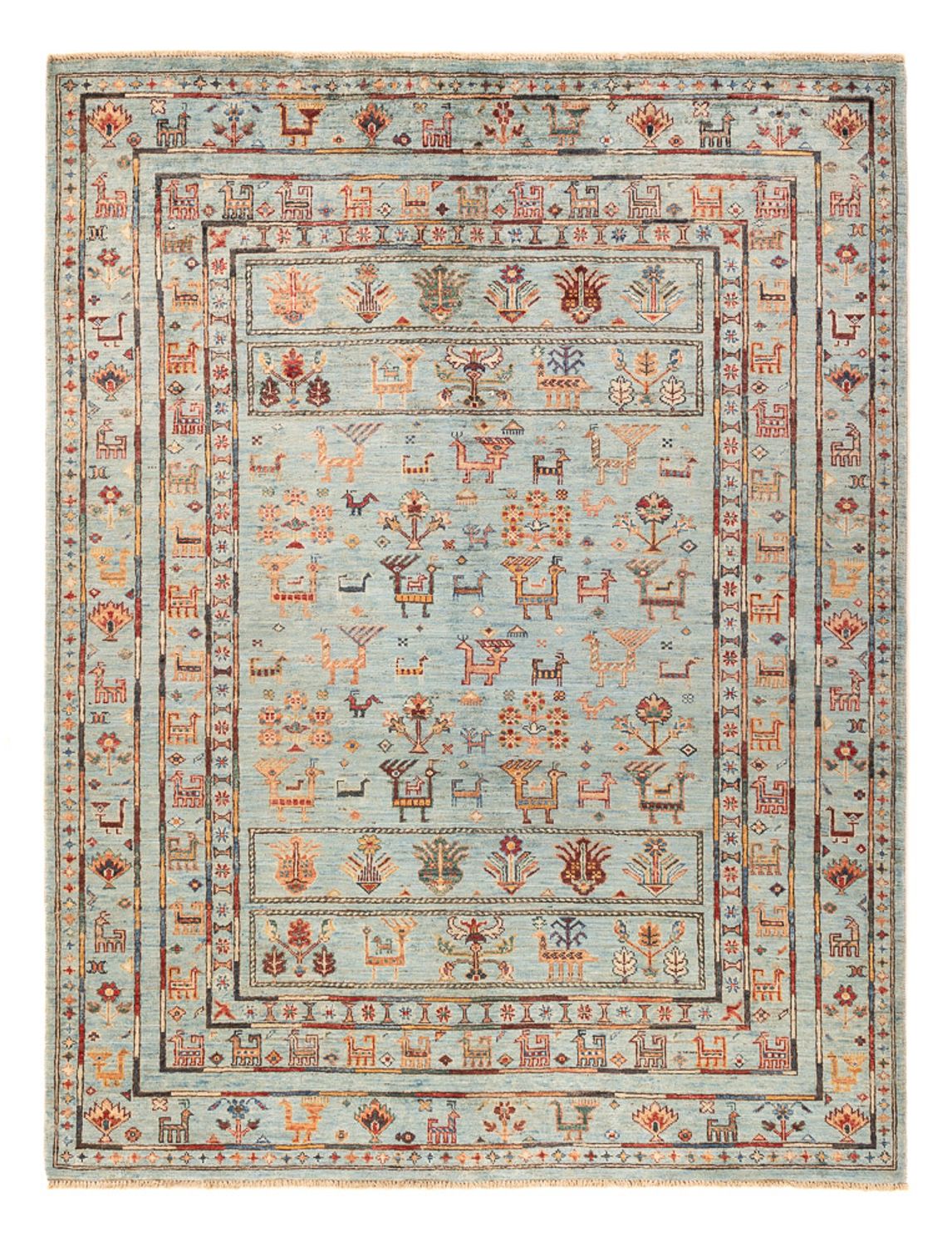 Alfombra Ziegler - Ariana - 199 x 158 cm - azul claro