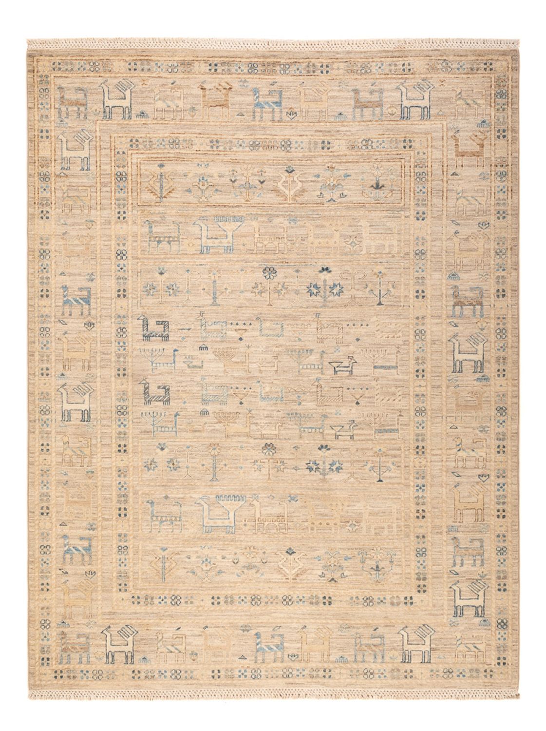 Alfombra Ziegler - Ariana - Real - 196 x 152 cm - beige claro