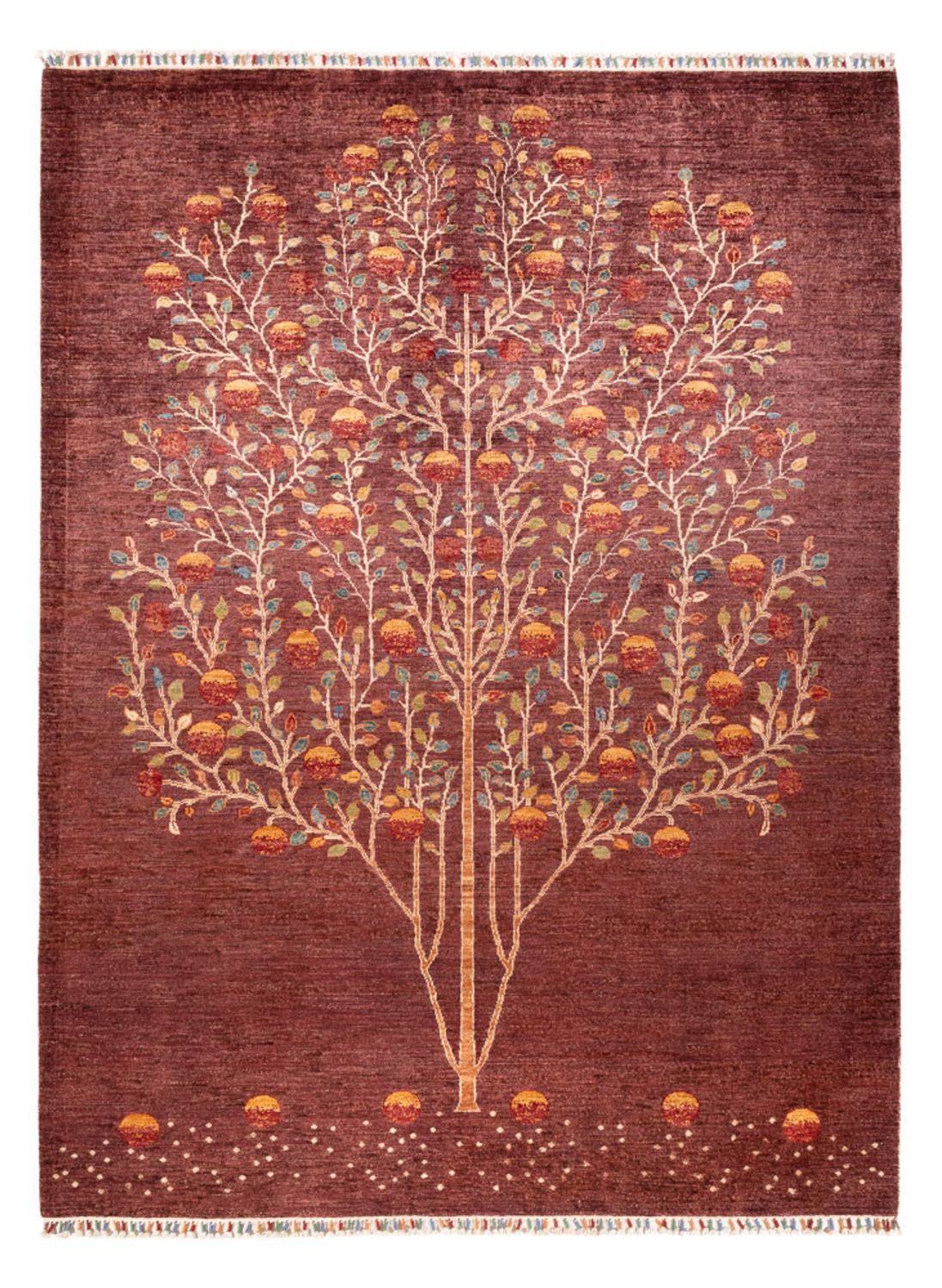 Alfombra Ziegler - Ariana - 240 x 175 cm - rojo burdeos
