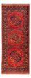 Alfombra de pasillo Alfombra afgana - 201 x 81 cm - rojo