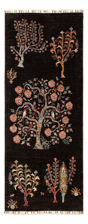 Alfombra de pasillo Alfombra Ziegler - Ariana - 200 x 79 cm - negro