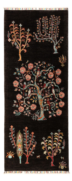 Alfombra de pasillo Alfombra Ziegler - Ariana - 199 x 77 cm - negro