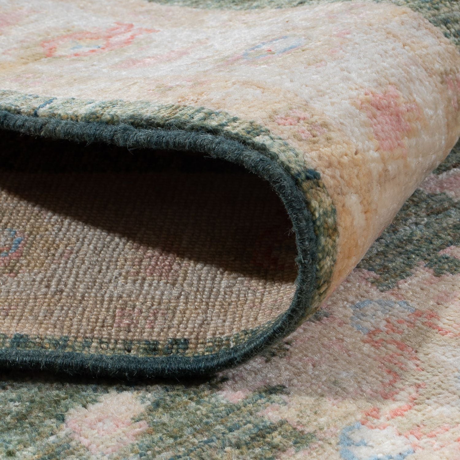 Alfombra de pasillo Alfombra Ziegler - 197 x 77 cm - verde oliva