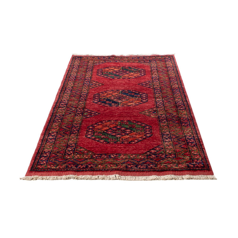 Alfombra de pasillo Alfombra afgana - 206 x 84 cm - rojo