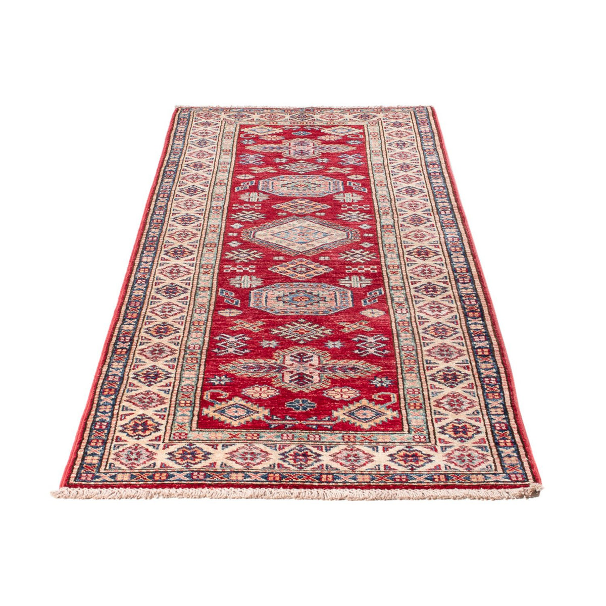 Alfombra de pasillo Alfombra Ziegler - Kazak - 204 x 76 cm - rojo