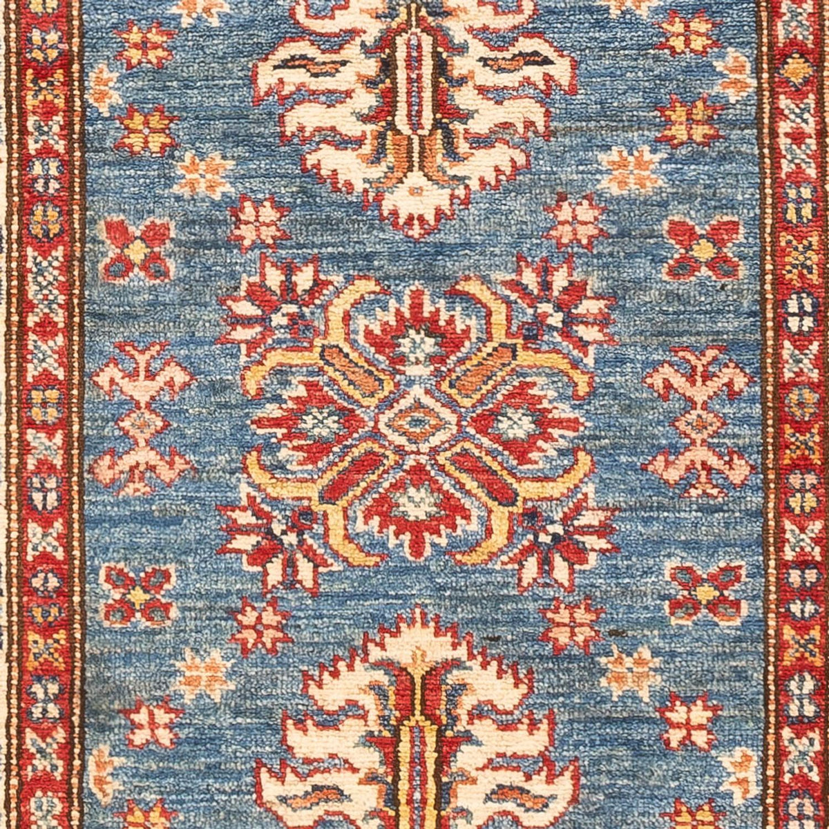 Alfombra de pasillo Alfombra Ziegler - Kazak - 200 x 76 cm - azul