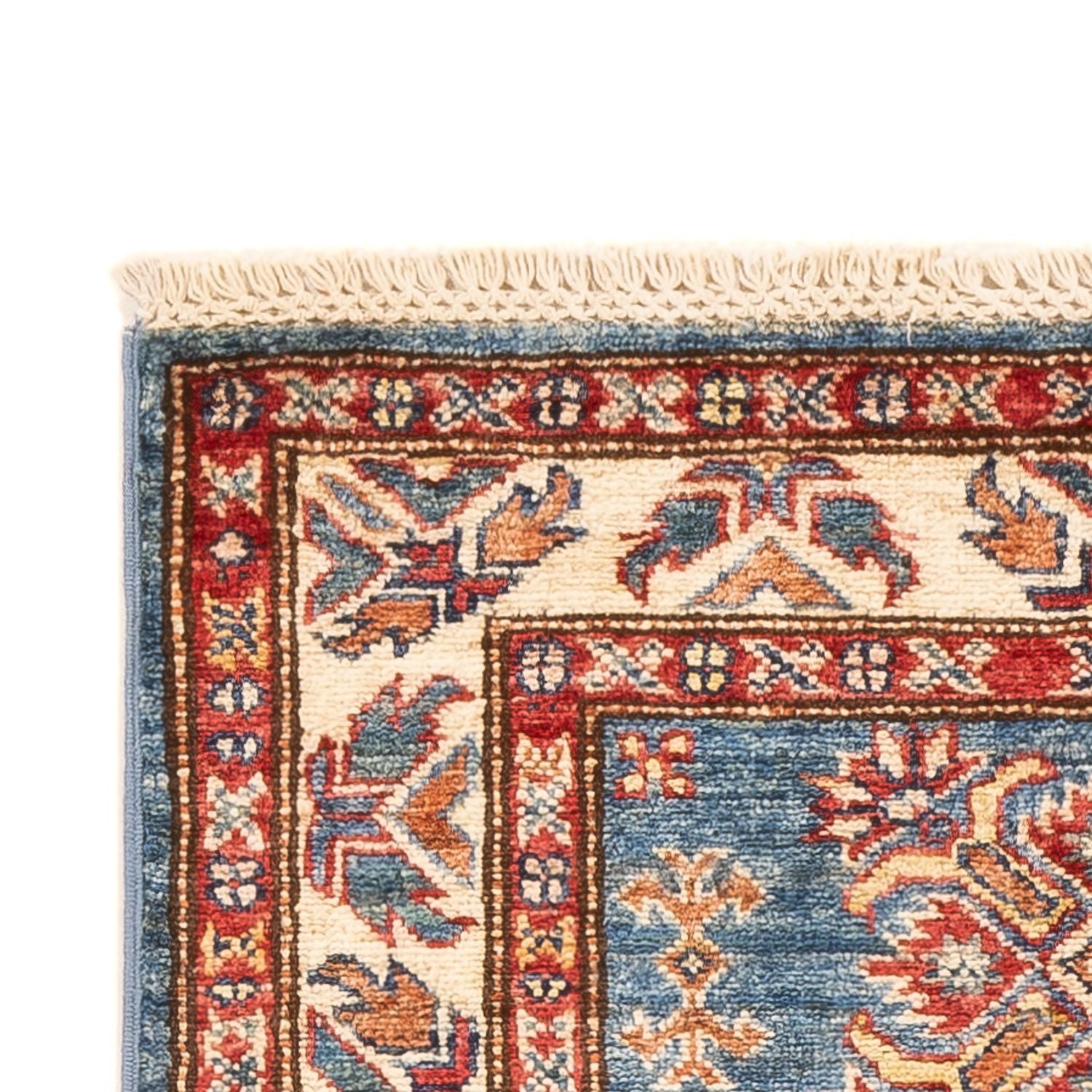 Alfombra de pasillo Alfombra Ziegler - Kazak - 200 x 76 cm - azul