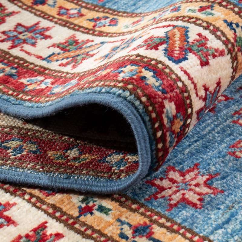 Alfombra de pasillo Alfombra Ziegler - Kazak - 179 x 59 cm - azul