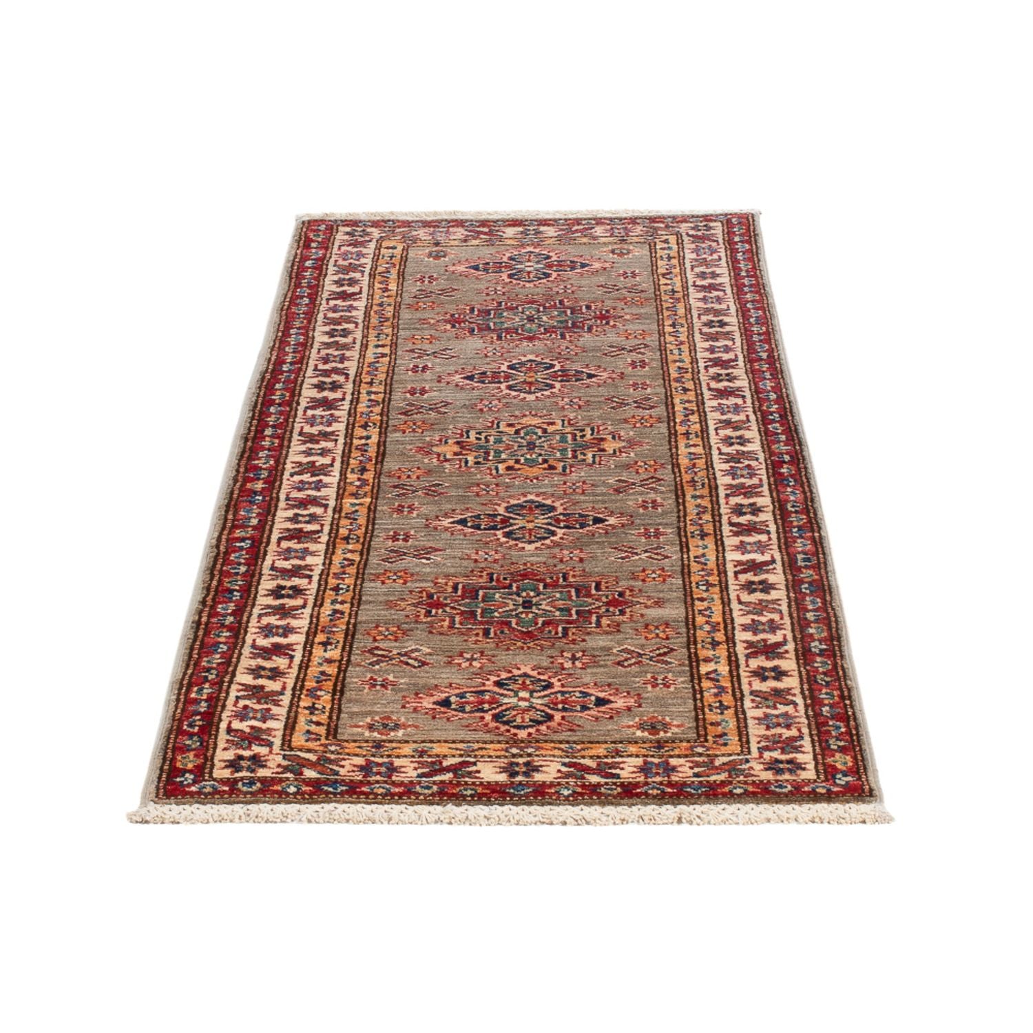 Alfombra de pasillo Alfombra Ziegler - Kazak - 166 x 60 cm - beige oscuro