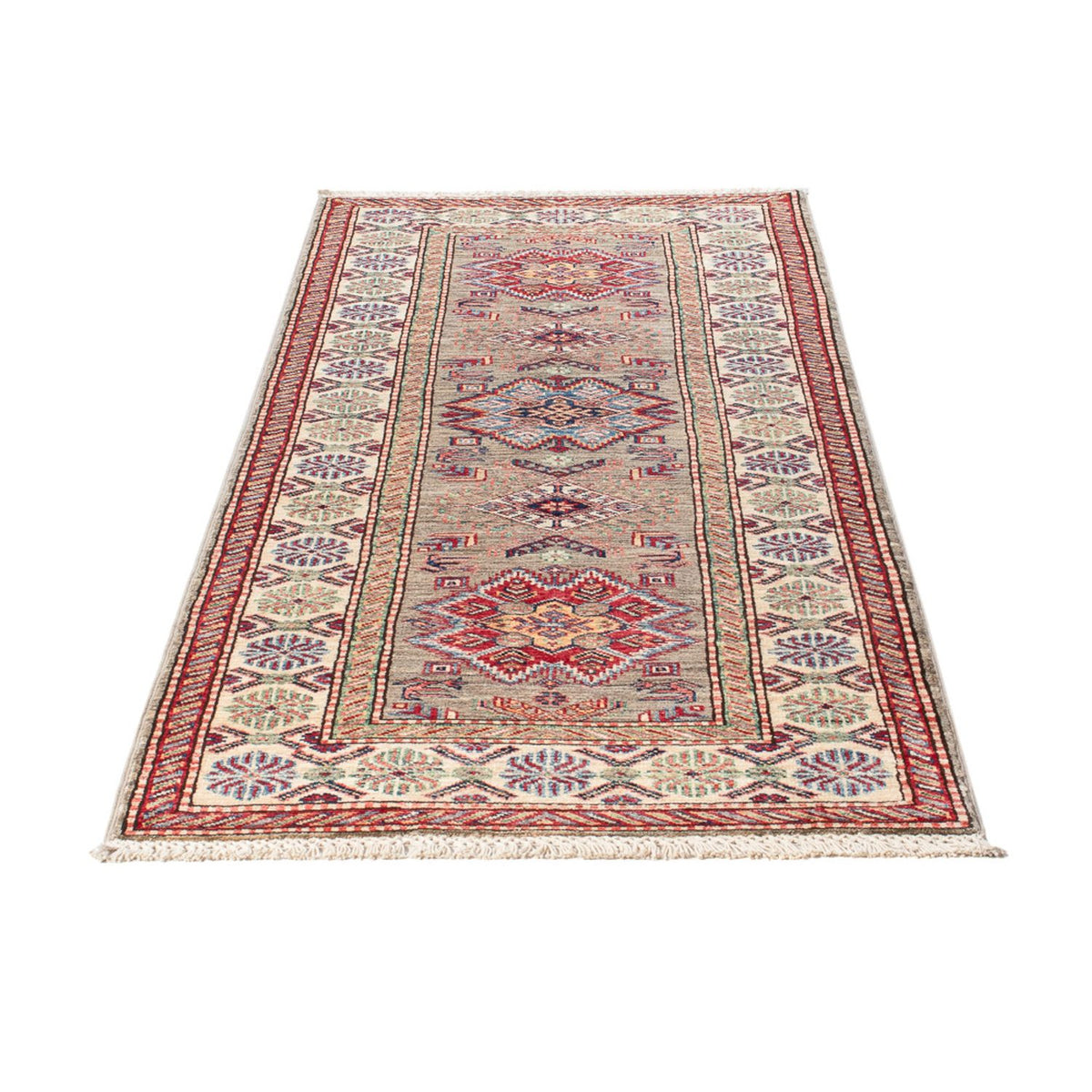 Alfombra de pasillo Alfombra Ziegler - Kazak - 194 x 74 cm - beige