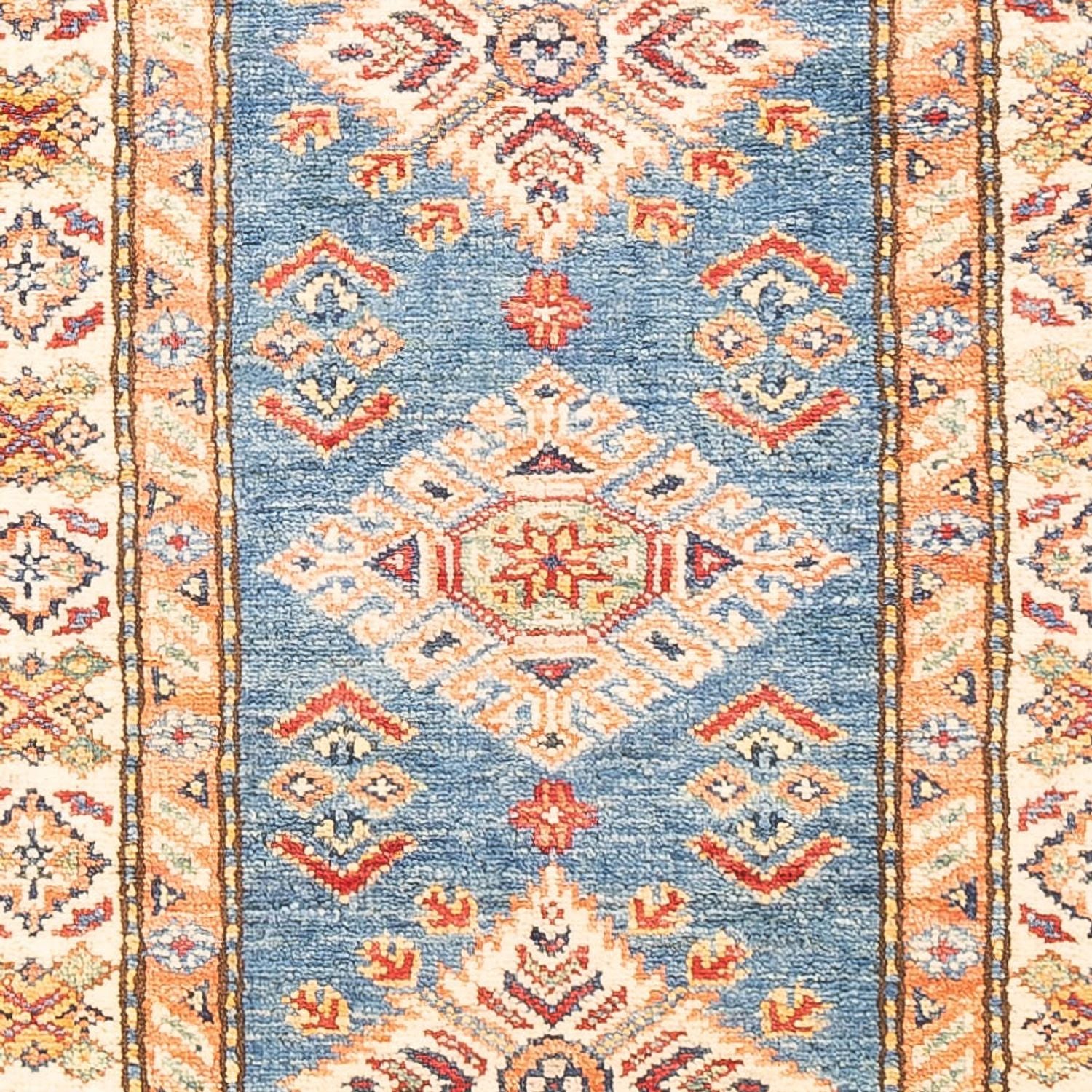 Alfombra de pasillo Alfombra Ziegler - Kazak - 179 x 59 cm - azul claro