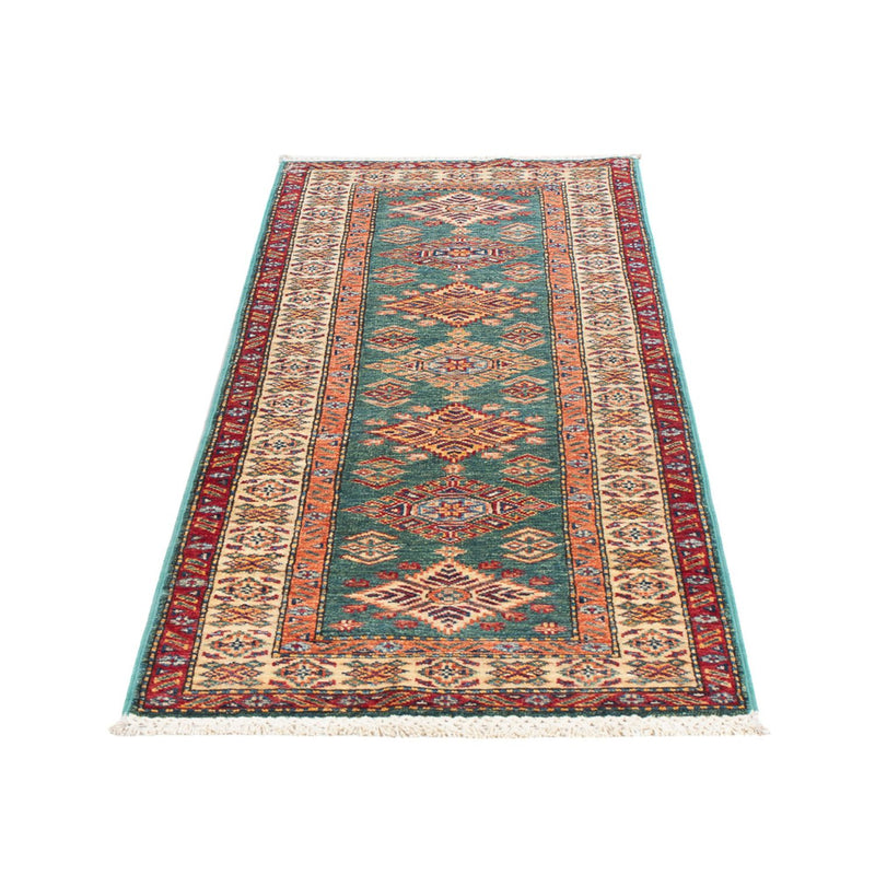 Alfombra de pasillo Alfombra Ziegler - Kazak - 178 x 58 cm - verde claro