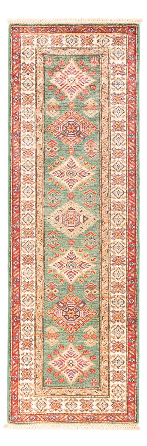 Alfombra de pasillo Alfombra Ziegler - Kazak - 184 x 58 cm - verde claro