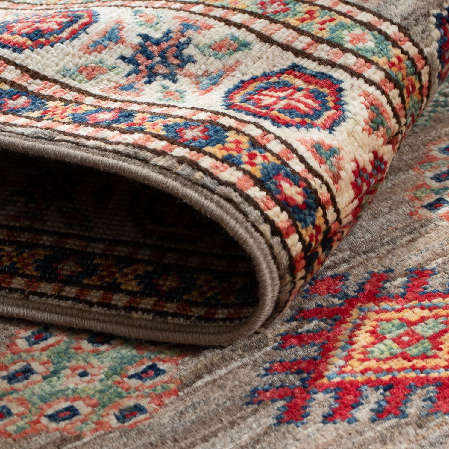 Alfombra de pasillo Alfombra Ziegler - Kazak - 173 x 60 cm - beige