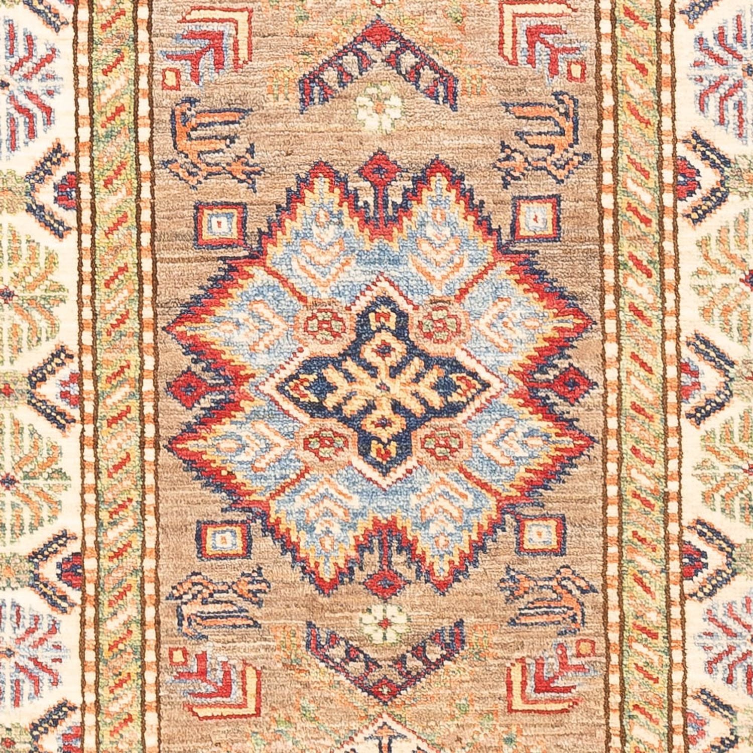 Alfombra de pasillo Alfombra Ziegler - Kazak - 201 x 72 cm - beige