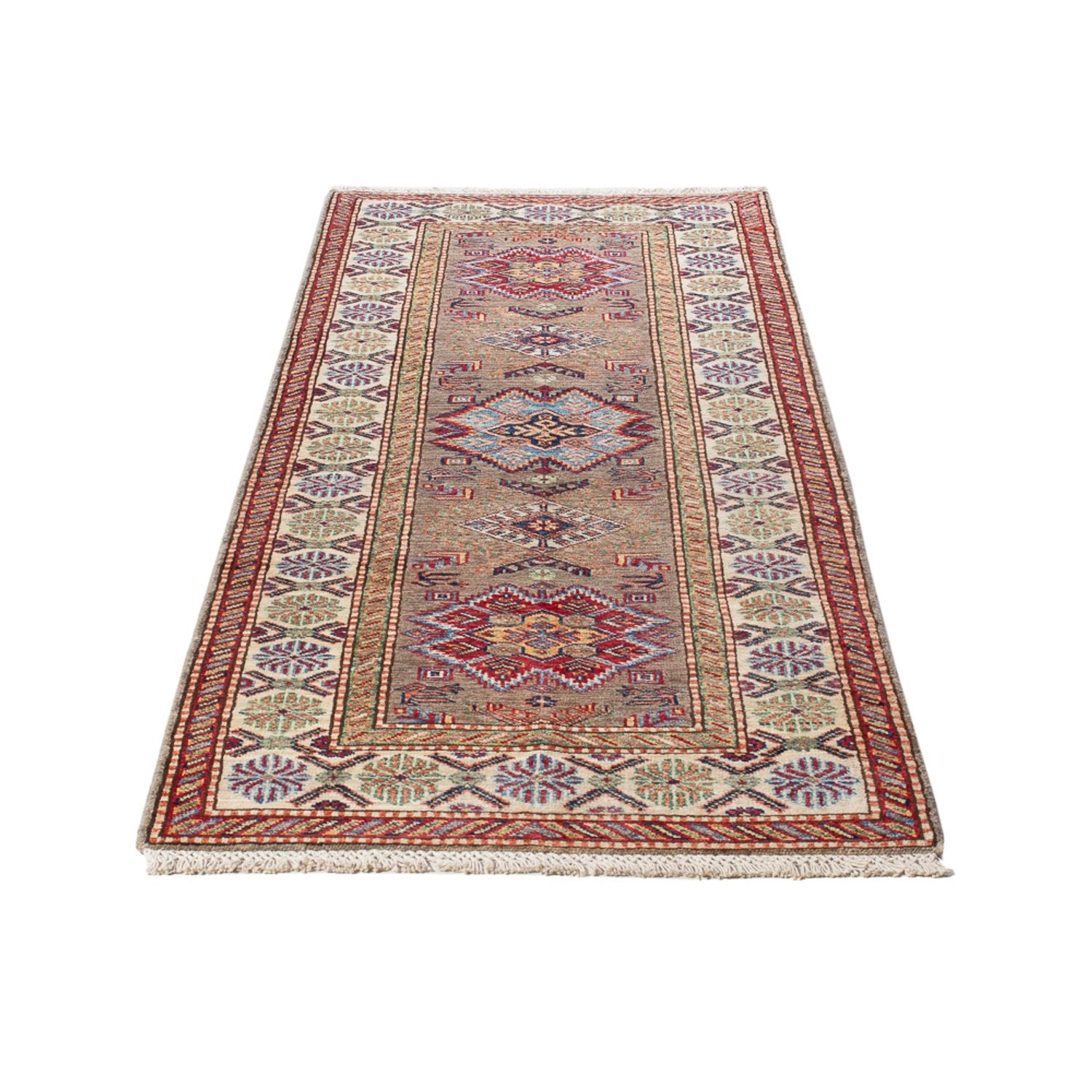 Alfombra de pasillo Alfombra Ziegler - Kazak - 201 x 72 cm - beige
