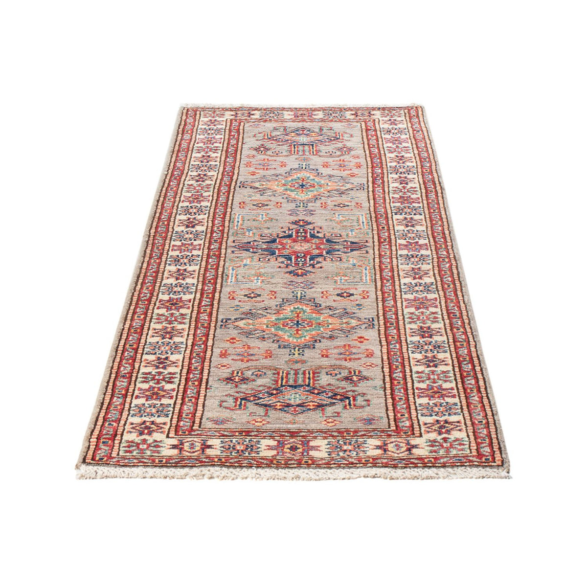 Alfombra de pasillo Alfombra Ziegler - Kazak - 190 x 57 cm - beige