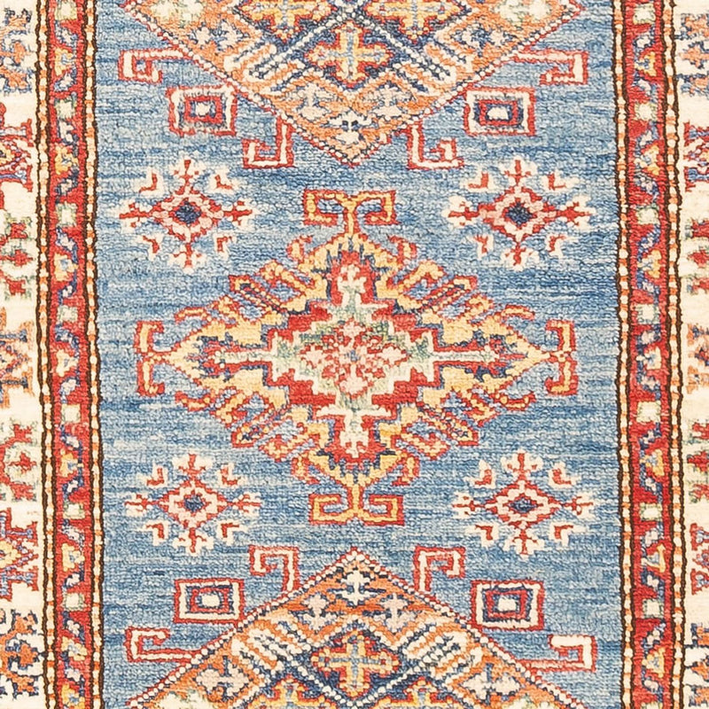 Alfombra de pasillo Alfombra Ziegler - Kazak - 186 x 58 cm - azul claro