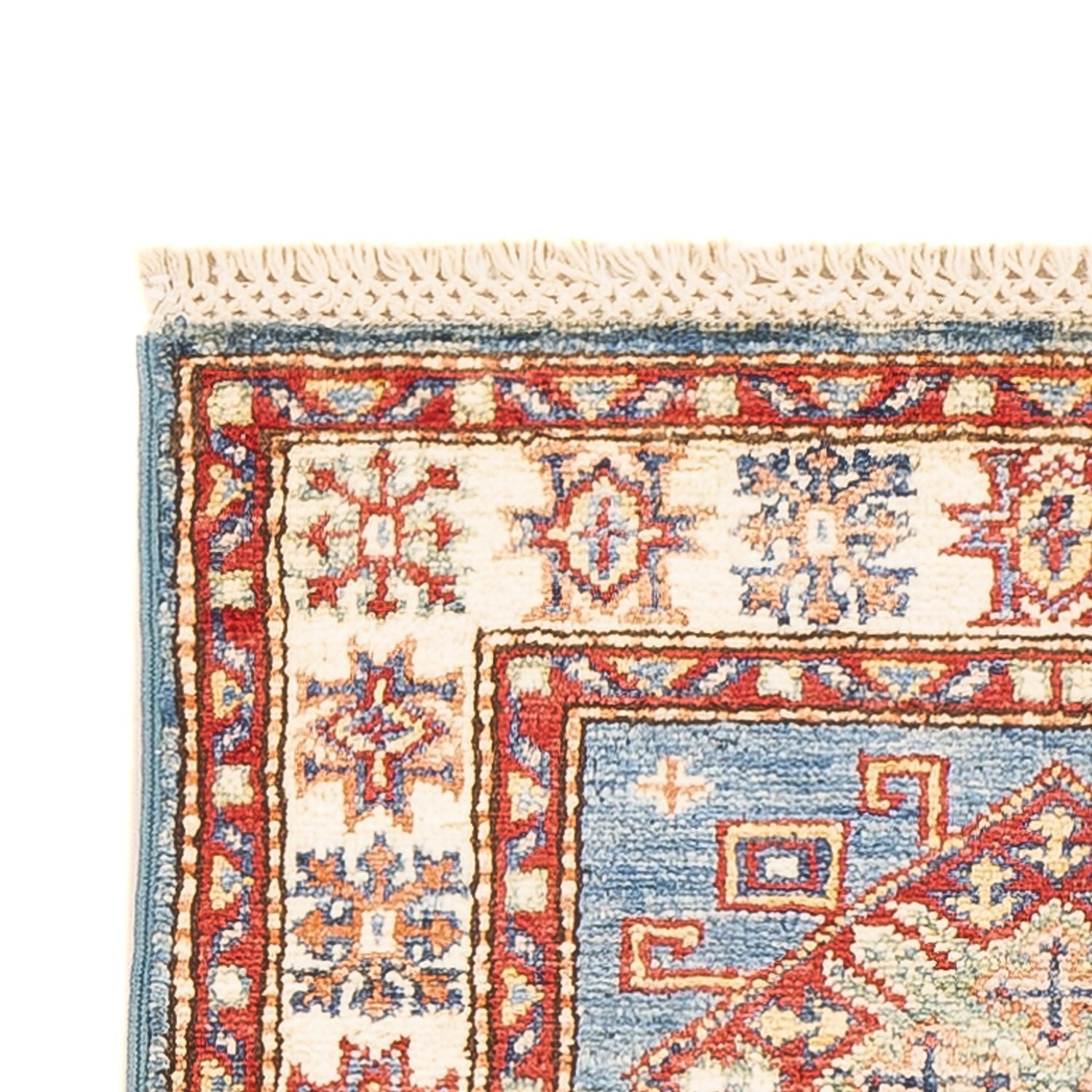 Alfombra de pasillo Alfombra Ziegler - Kazak - 186 x 58 cm - azul claro