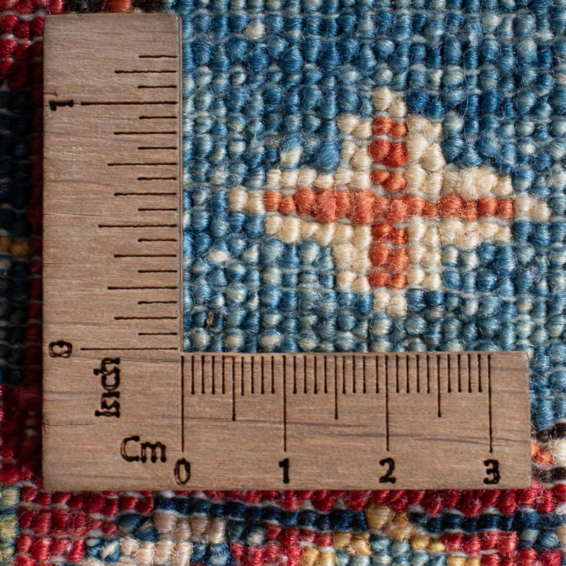 Alfombra de pasillo Alfombra Ziegler - Kazak - 186 x 58 cm - azul claro
