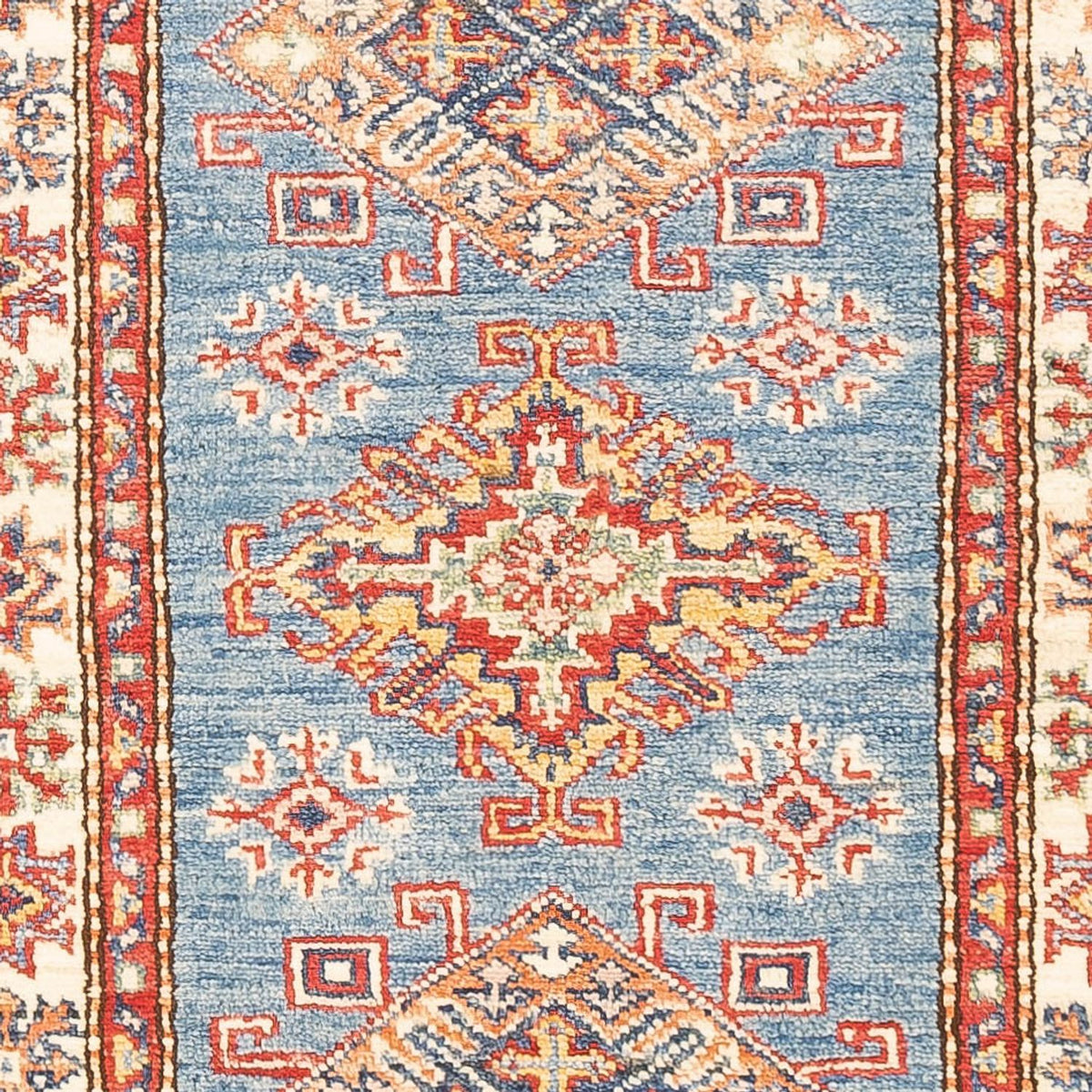 Alfombra de pasillo Alfombra Ziegler - Kazak - 185 x 60 cm - azul claro