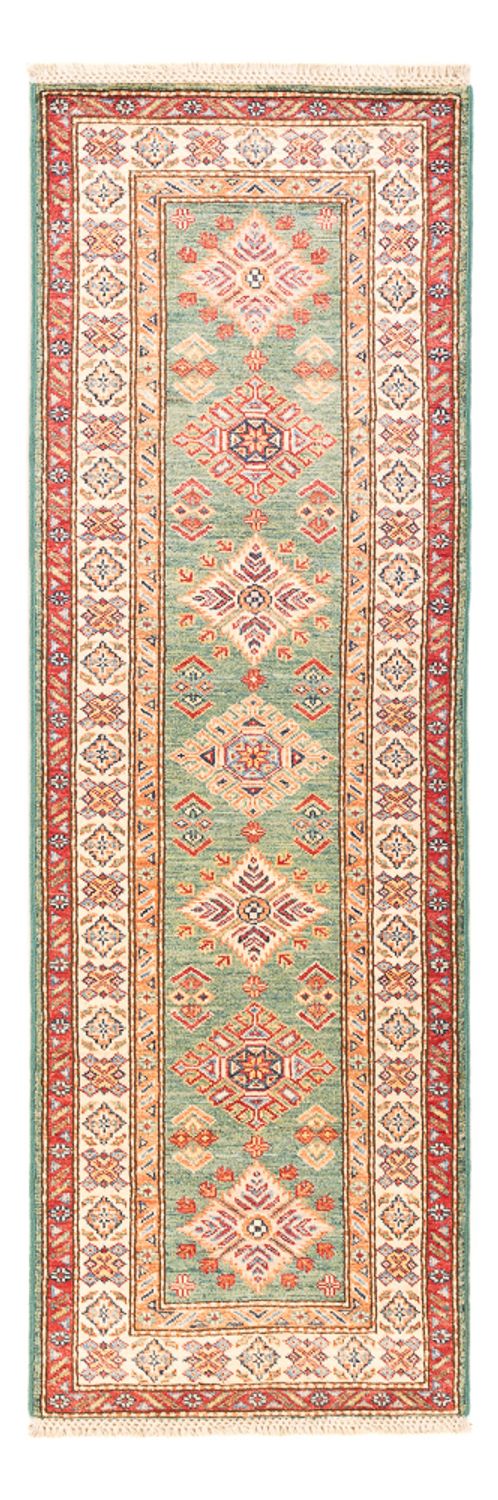 Alfombra de pasillo Alfombra Ziegler - Kazak - 185 x 60 cm - verde claro