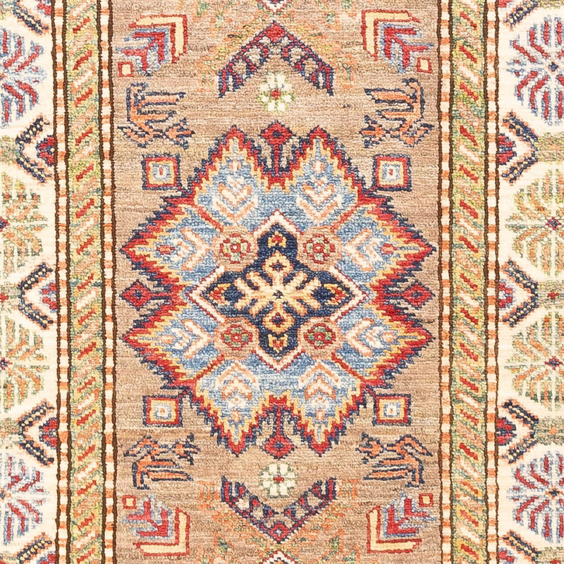 Alfombra de pasillo Alfombra Ziegler - Kazak - 203 x 72 cm - beige