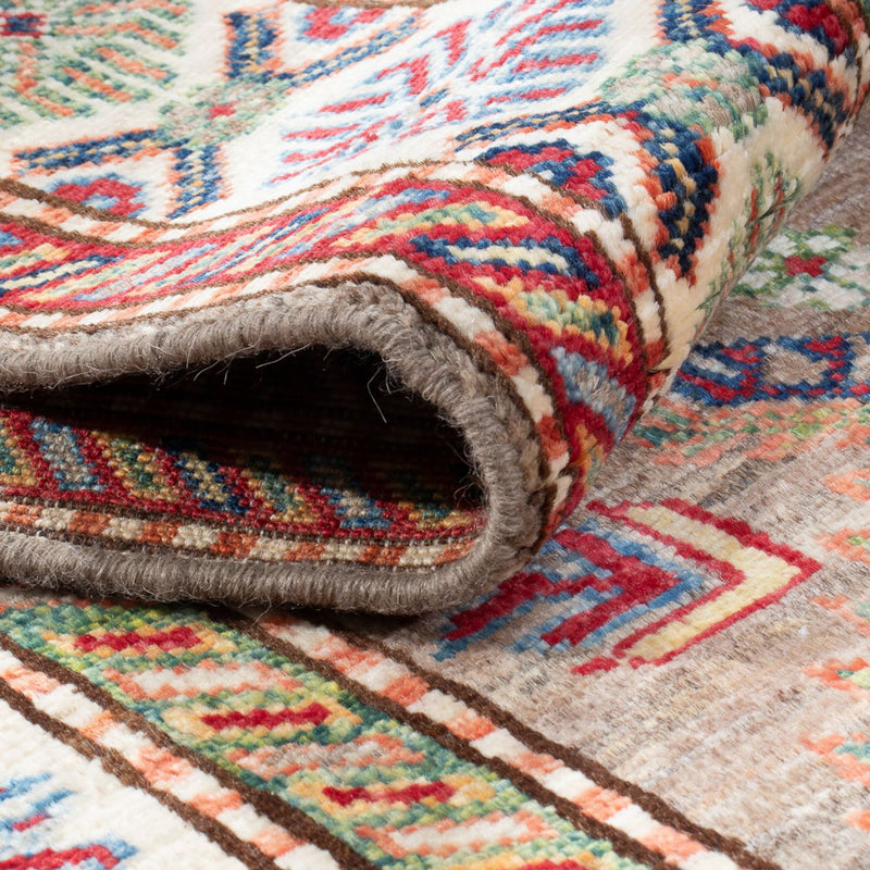 Alfombra de pasillo Alfombra Ziegler - Kazak - 203 x 72 cm - beige