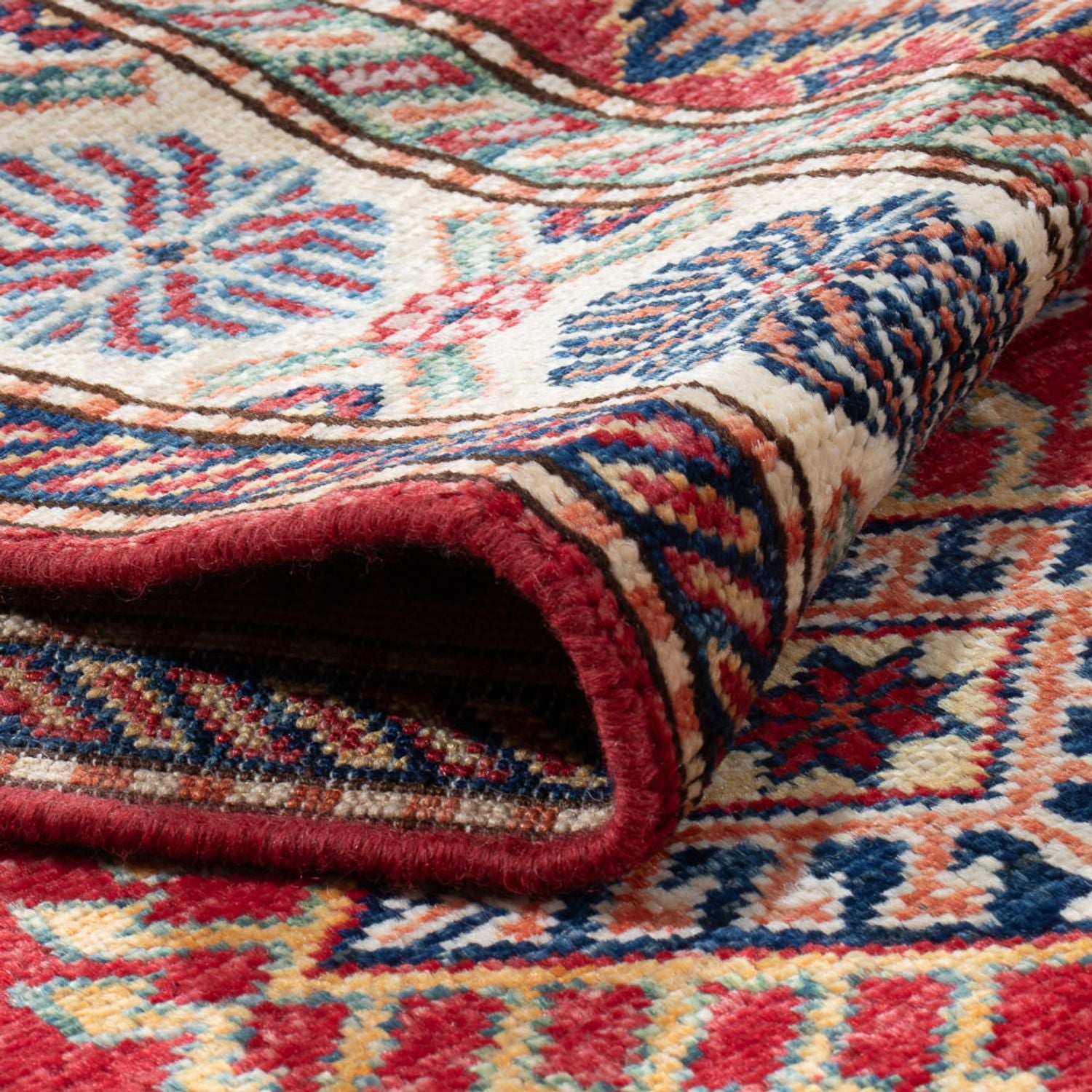 Alfombra de pasillo Alfombra Ziegler - Kazak - 207 x 73 cm - rojo