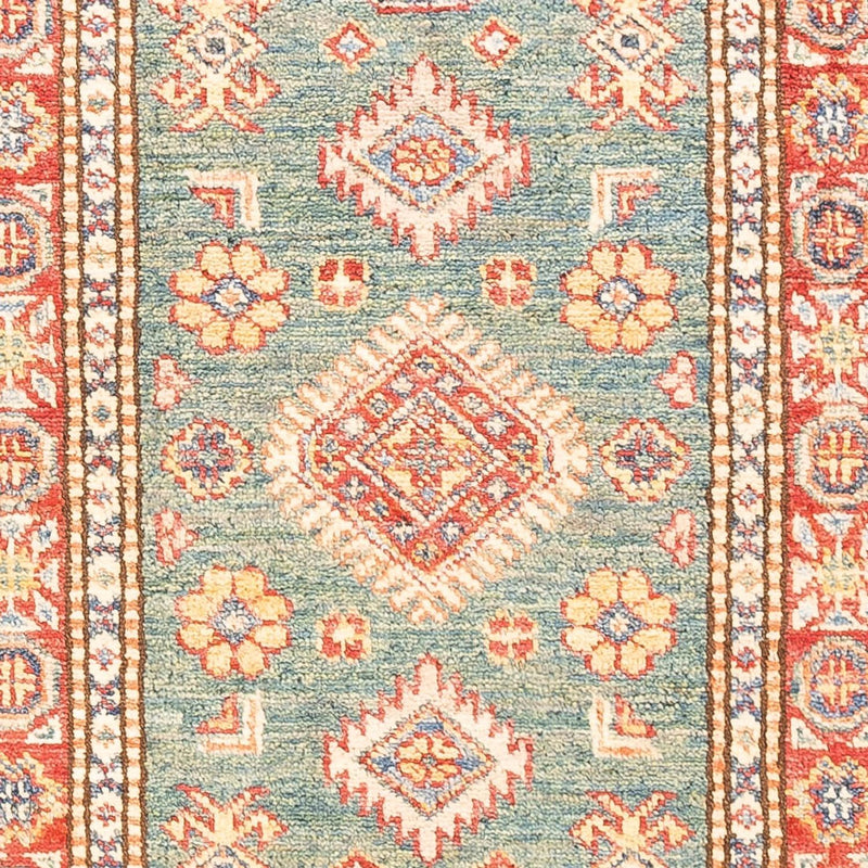 Alfombra de pasillo Alfombra Ziegler - Kazak - 186 x 59 cm - verde claro