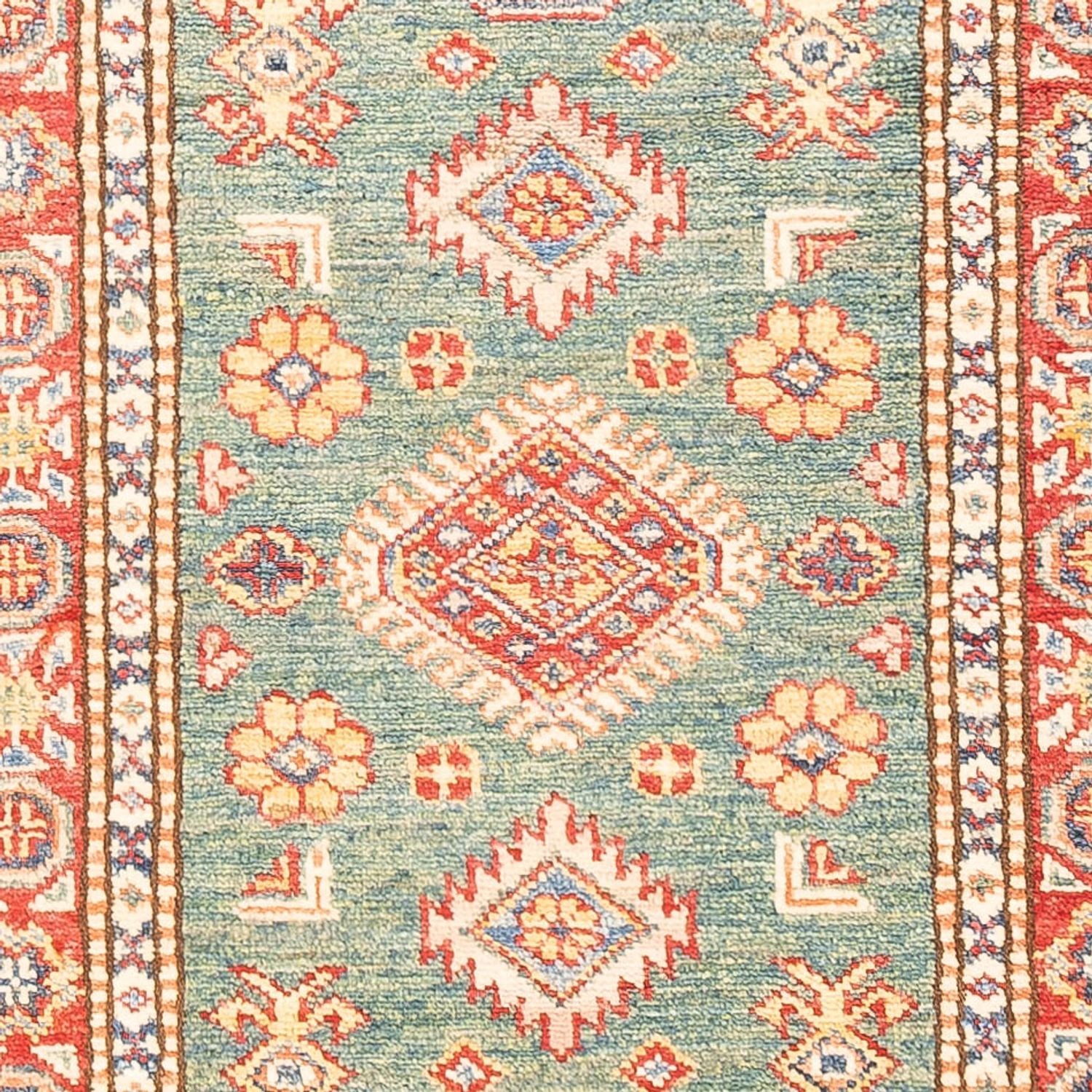 Alfombra de pasillo Alfombra Ziegler - Kazak - 187 x 60 cm - verde claro