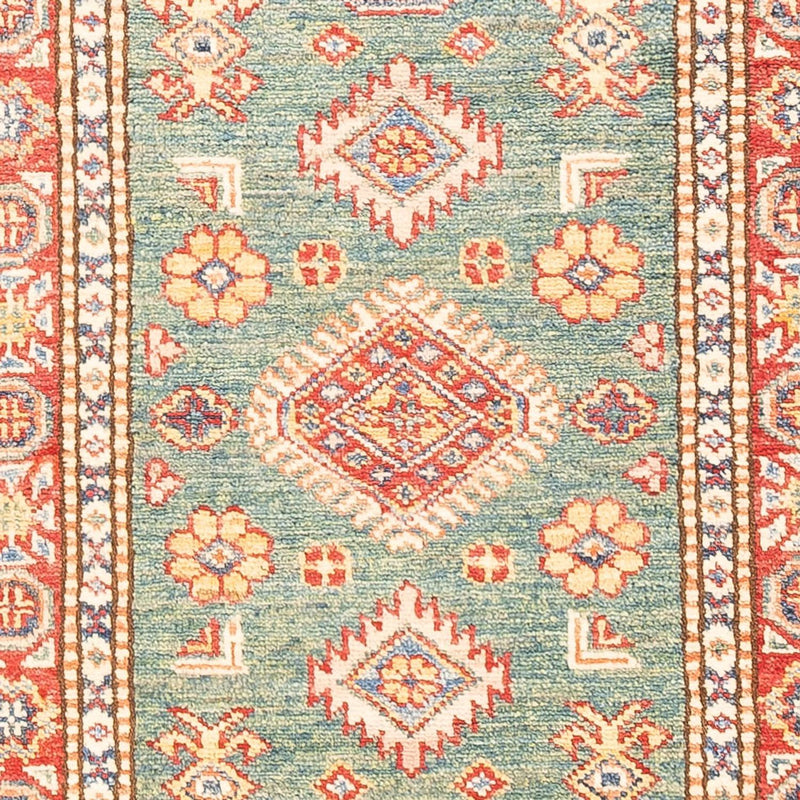 Alfombra de pasillo Alfombra Ziegler - Kazak - 187 x 60 cm - verde claro