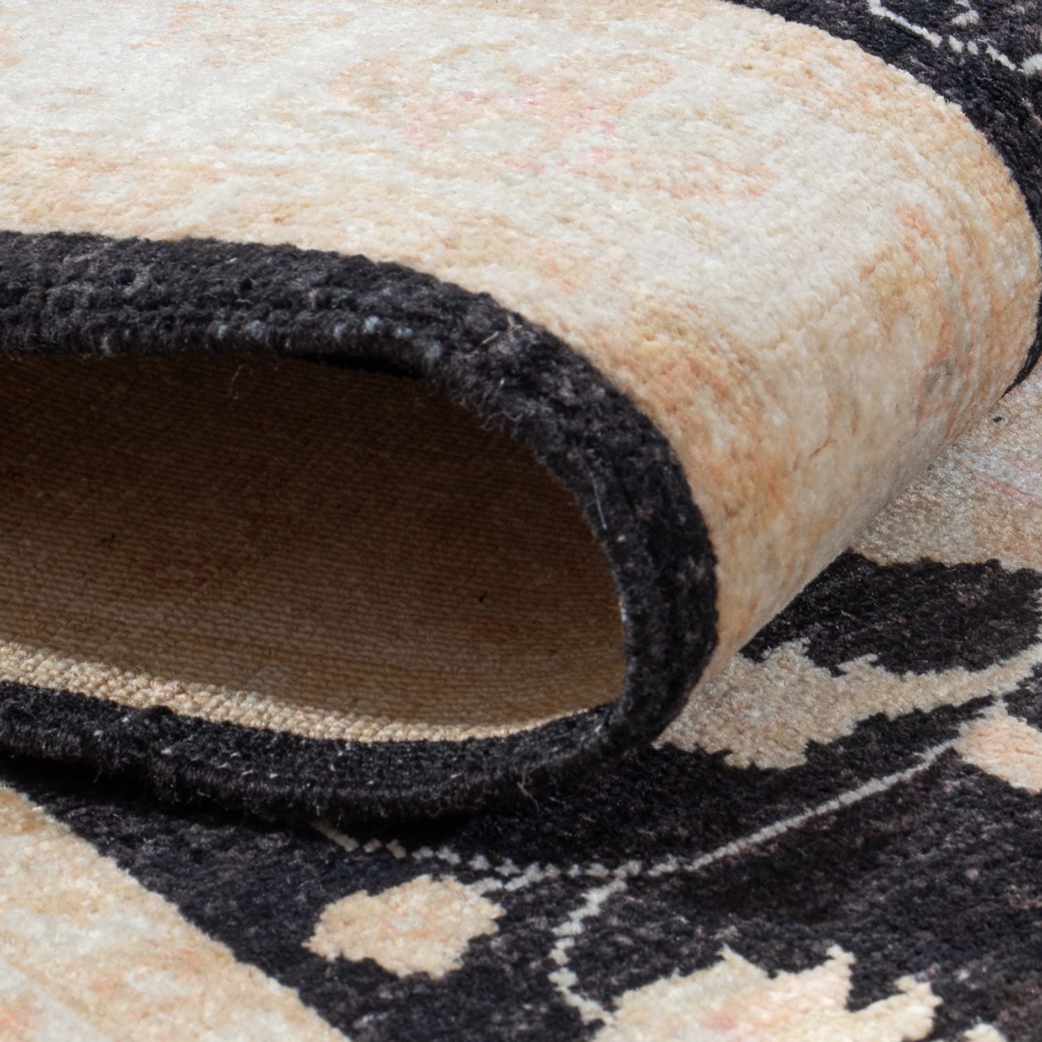 Alfombra de pasillo Alfombra Ziegler - 211 x 78 cm - negro