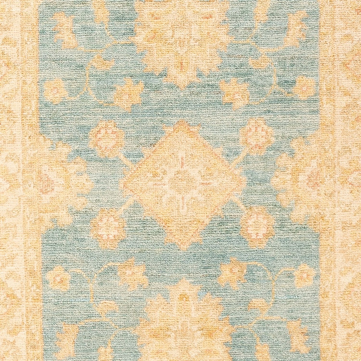 Alfombra de pasillo Alfombra Ziegler - 209 x 61 cm - turquesa