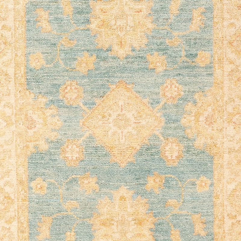 Alfombra de pasillo Alfombra Ziegler - 209 x 61 cm - turquesa