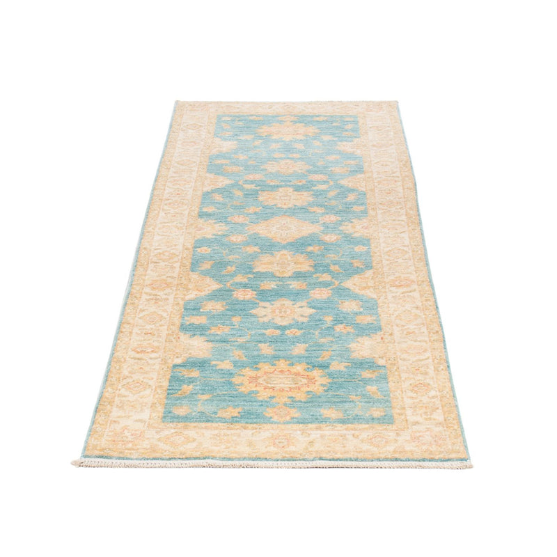 Alfombra de pasillo Alfombra Ziegler - 209 x 61 cm - turquesa