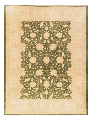 Alfombra Ziegler - 404 x 307 cm - verde oliva