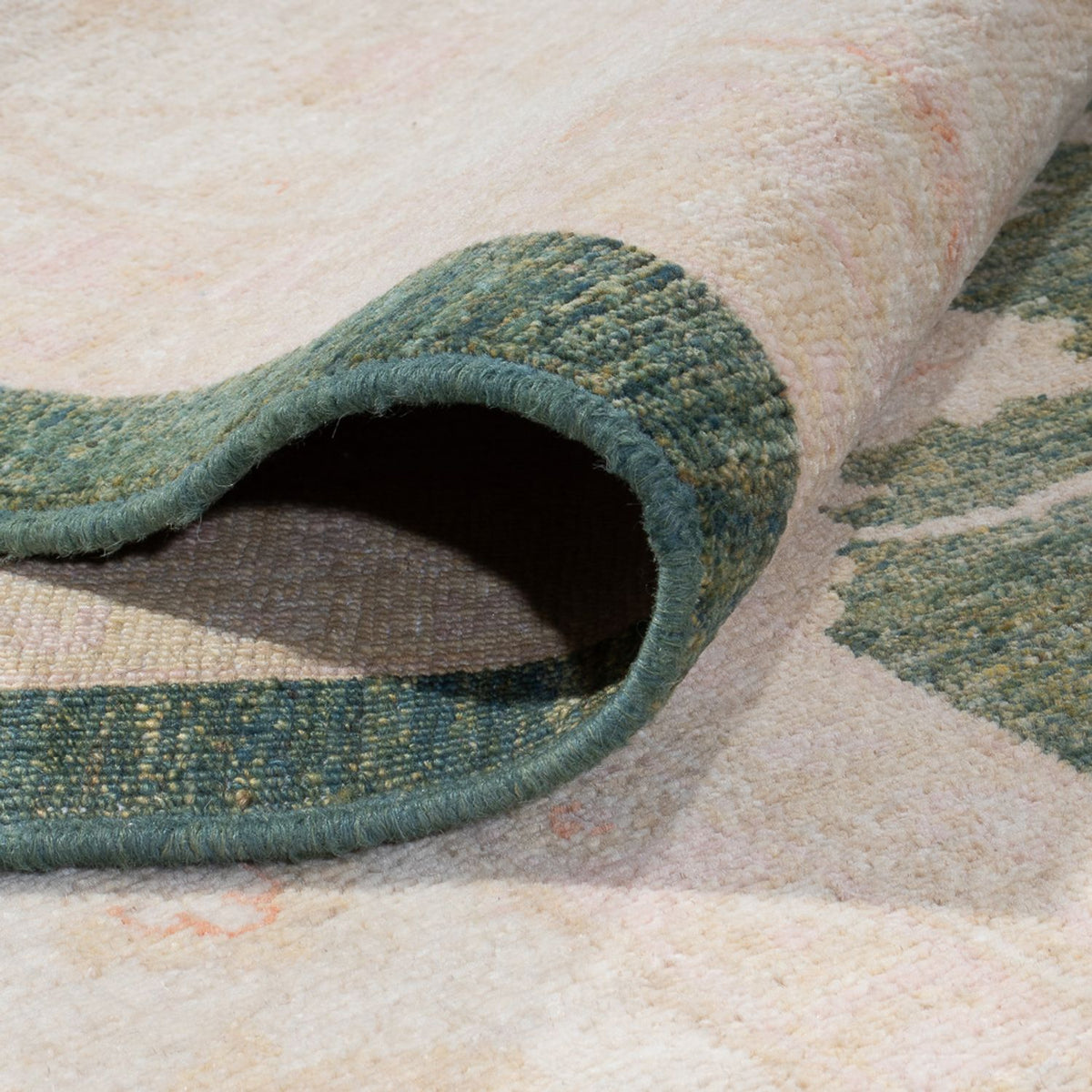 Alfombra Ziegler - 404 x 307 cm - verde oliva