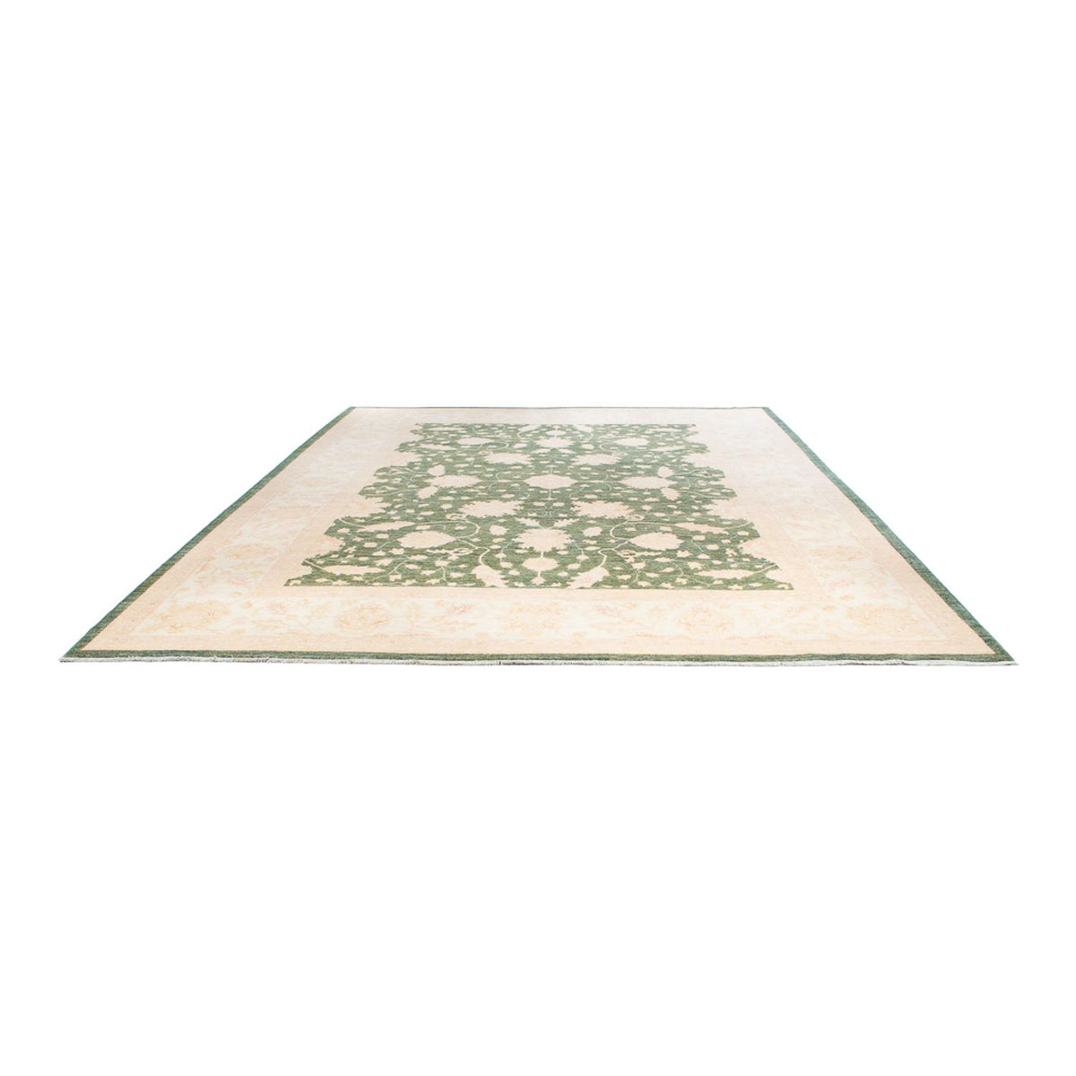 Alfombra Ziegler - 404 x 307 cm - verde oliva