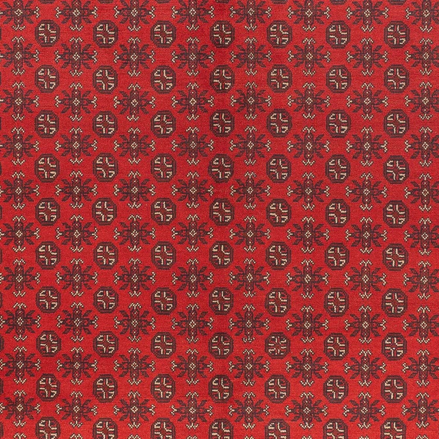 Alfombra afgana - Filpa - 392 x 308 cm - rojo burdeos