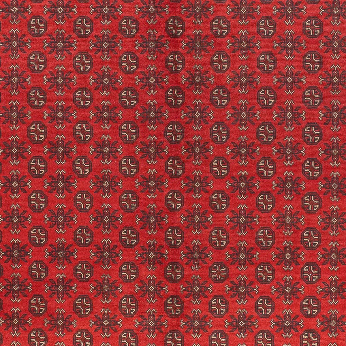 Alfombra afgana - Filpa - 392 x 308 cm - rojo burdeos