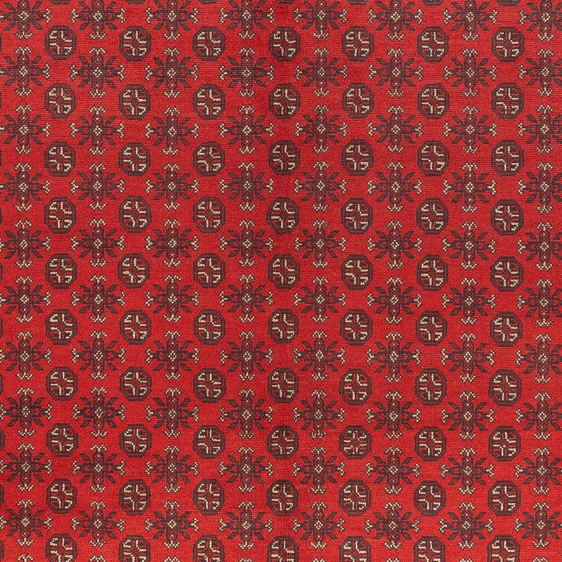 Alfombra afgana - Filpa - 392 x 308 cm - rojo burdeos