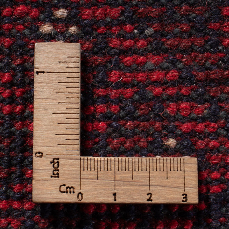 Alfombra afgana - Filpa - 392 x 308 cm - rojo burdeos