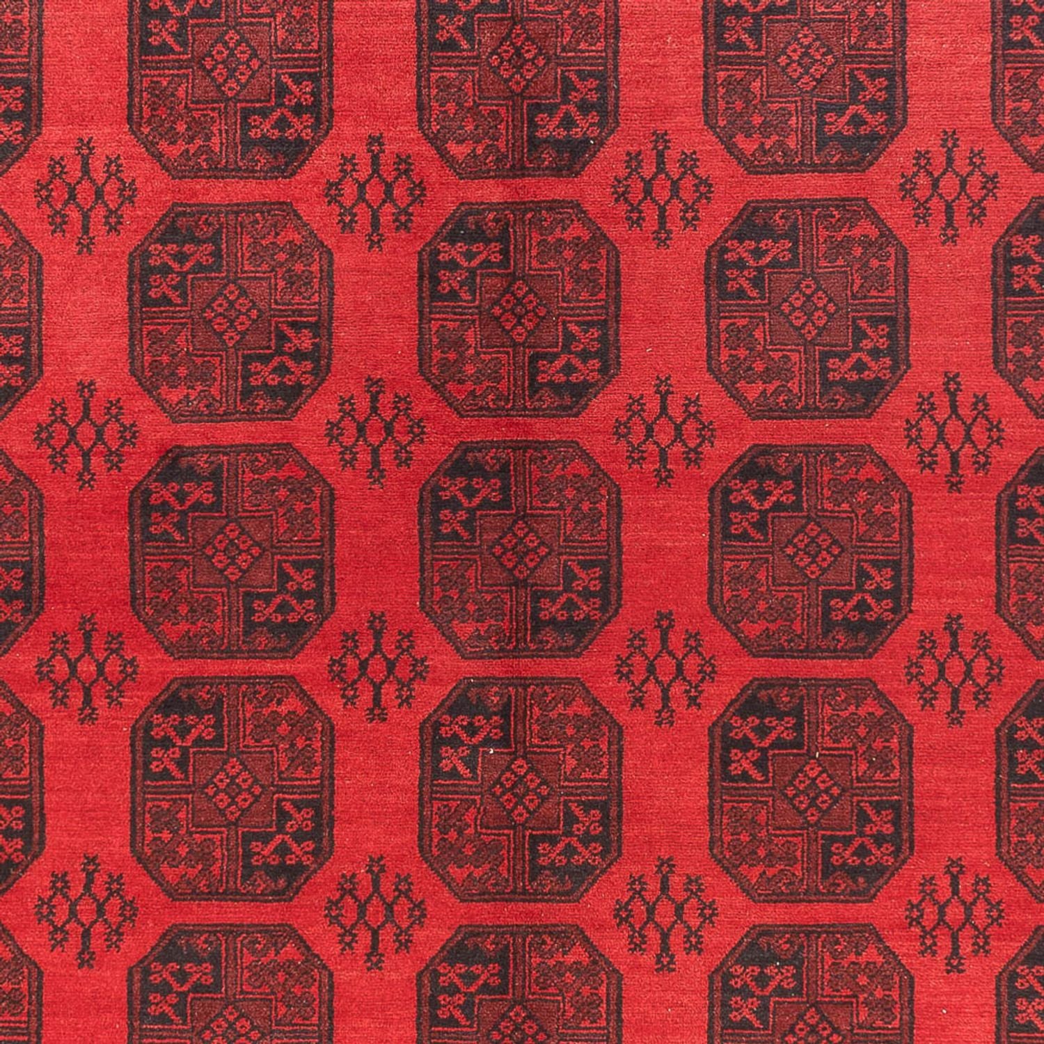 Alfombra afgana - Filpa - 384 x 295 cm - rojo
