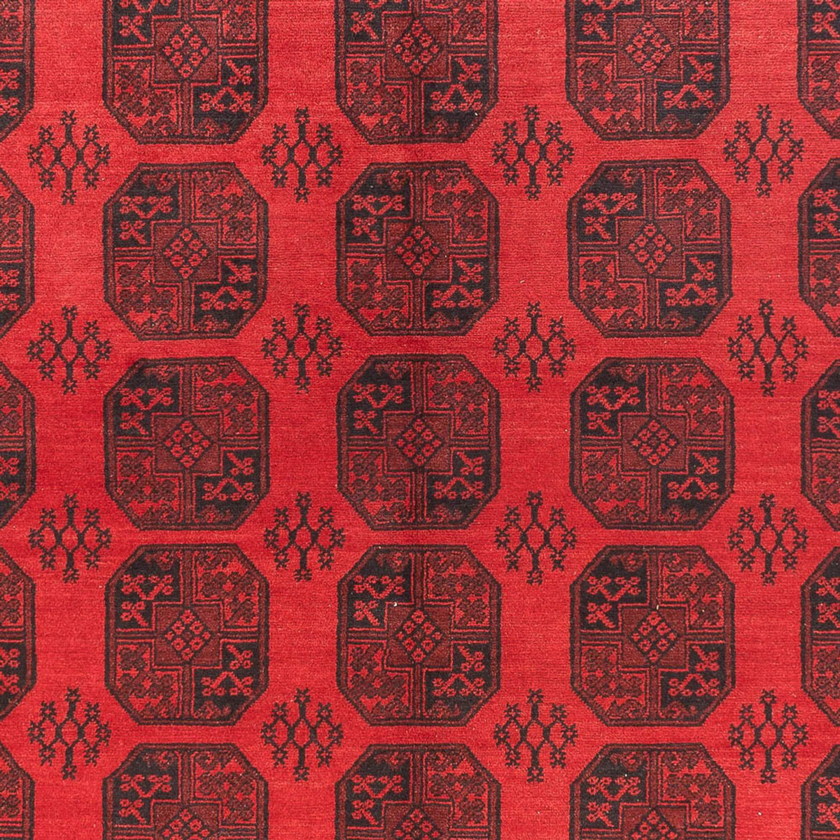 Alfombra afgana - Filpa - 384 x 295 cm - rojo