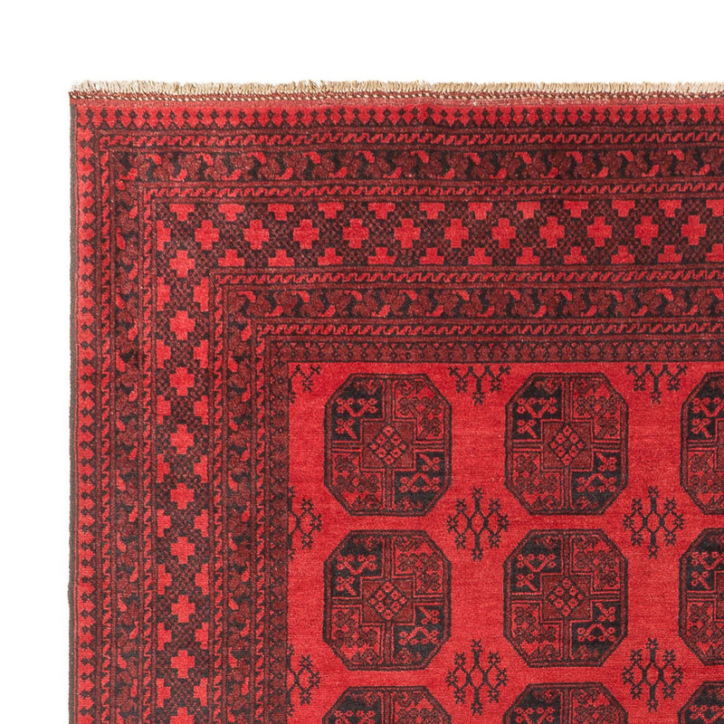 Alfombra afgana - Filpa - 384 x 295 cm - rojo