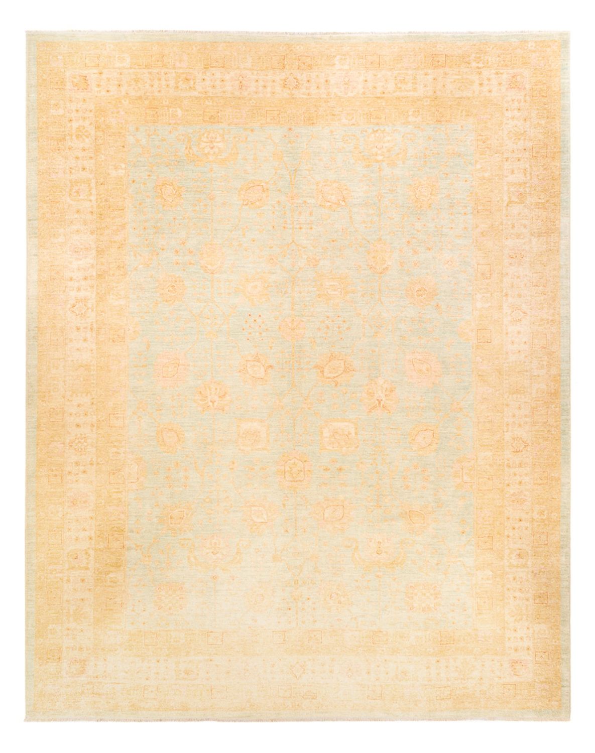 Alfombra Ziegler - 394 x 309 cm - azul claro